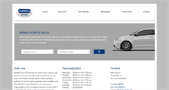 Desktop Screenshot of apcaautos.nl